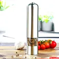 Produktbild: Salz- und Pfeffermühle, elektrisch aus rostfreiem Edelstahl