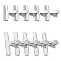 Produktbild: Verschlussklammern für Tüten 10 Stück Edelstahl Bag Clips 2 Größen 121mm & 77...
