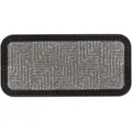 Produktbild: Astra FUßMATTE Border Star, Grau, Textil, oval, 25x60 cm, rutschfest, Teppiche & Böden, Fuß & Stufenmatten, Fußmatten und Schmutzfangmatten