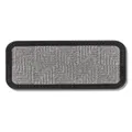 Produktbild: Astra Fußmatte Außen & Innen - 25x60 cm - Silber Muster - Sauberlauf Türmatte rutschfest - Schmutzfangmatte sehr strapazierfähig - Fussmatte aussen Stufen