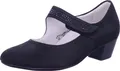 Produktbild: Waldläufer Hilaria Pumps, Nubuk, schwarz, Weite H, Klettverschluss 358311-162-001 37 1/2