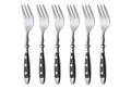 Produktbild: GRÄWE Kuchengabel GRÄWE Kuchengabeln 6 Stück, Serie Nürnberg, SCHWARZ