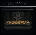 Produktbild: AEG Einbaubackofen TS6PB53ZAB | SenseCook Pyrolyse | 71 L | WLAN | AirFry | Kerntemperatursensor | Schwarz,  (Spektrum:  bis D)