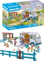 Produktbild: PLAYMOBIL Horses of Waterfall 71493 Mobile Reitschule, spielerisches Lernen des Pferdereitens, Abenteuer auf der Waterfall Ranch, detailreiches Spielzeug für Kinder ab 4 Jahren