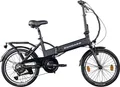 Produktbild: Zündapp E-Bike Faltrad Green 1.0 Unisex 20 Zoll 6-Gang 270 Wh schwarz