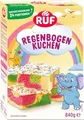 Produktbild: Regenbogen Kuchen Blechkuchen Rührteig 40x30cm pink grün mit Glasur