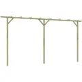 Produktbild: vidaXL Pergola, Braun, Holz, 410x205x40 cm, Gartenzubehör, Gartendeko