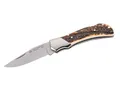Produktbild: Puma IP Taschenmesser Bison II Stag, Stahl AN.58, Nagelhau, Back Lock, Hirschhorngriffschalen, polierte Metallbacken