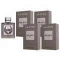 Produktbild: La Rive Brave 4 x 100 ml Eau de Toilette EDT Herrenparfum