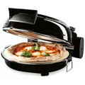 Produktbild: Pizzaofen Elektrisch Pizzabackofen Pizzamaker Pizza Ofen Backofen GOURMETMAXX