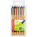 Produktbild: Ballpoint Pen - STABILO pointball - Pack of 6 - Red, Blue, Black, Green, Turquoi