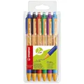 Produktbild: STABILO Kugelschreiber pointball orange/weiß, Schreibfarbe: farbsortiert, 6...
