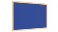 Produktbild: ALLboards Filztafel mit Holzrahmenn 60x40 cm, Blau