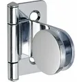 Produktbild: Glastürscharnier GH34-0, Glas 4-6mm 32x38 mm, Stahl verchromt - Lamp
