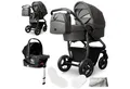 Produktbild: bergsteiger Kombi-Kinderwagen Babywagen Capri 3in1, Kombikinderwagen Komplettset, (10-tlg)