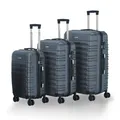 Produktbild: Koffer Reisekoffer Kofferset Hartschale 3 teilig Trolley Set Anthrazit B-WARE
