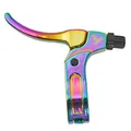 Produktbild: BMX Bremshebel LINKS KHE Radius Alu Klappscharnier 2-Finger Oil Slick Jet Fuel