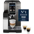 Produktbild: De'Longhi Dinamica Plus ECAM380.95.TB, Kaffeevollautomat mit LatteCrema Milchsystem, One-Touch-Cappuccino, mit 24 Rezepten, 3,5-Zoll TFT-Farbdisplay, 1450W, Titan/Schwarz