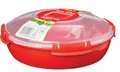 Produktbild: Sistema Mikrowellen Teller rund rot 1,3l Mikrowelle Geschirr Dose Topf 24cm