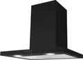 Produktbild: Amica KH 17803 S EEK: A Wandhaube, 60 cm breit, Ab-/Umluft, 621 m³h, 3 Stufen, schwarz matt