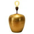 Produktbild: Marrakesch XXL Vintage Tischlampe Nachttischlampe 39cm groß | Boho Deko Tischleuchte Lampe im Wohnzimmer Schlafzimmer & Kinderzimmer | Tischleuchte Camden gold aus Metall E27 Lampenfassung