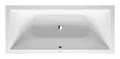 Produktbild: Duravit DuraSquare Rechteckbadewanne Einbauversion mit zwei Rückenschrägen 1800 x 800 mm - Weiß - 700426000000000