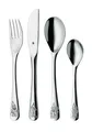 Produktbild: WMF Zwerge Kinderbesteck-Set Besteckset 4-teilig mit Zwergmotive Edelstahl