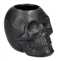 Produktbild: Figuren Shop GmbH Zahnputzbecher Zahnputzbecher - schwarzer Totenkopf - Gothic Fantasy Totenschädel