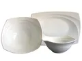 Produktbild: CreaTable, 13164, Serie Celebration weiss, 3-teiliges Geschirrset, Servier Set aus Porzellan, spülmaschinen- und mikrowellengeeignet, Made in Europe