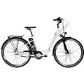 Produktbild: ZÜNDAPP Z510 700c E-Bike E Cityrad Damenrad Pedelec Elektrofahrrad Damen Fahrrad 28 Zoll (weiß orange)