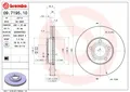 Produktbild: BREMBO Bremsscheiben Innenbelüftet Vorne Rechts Links für VW Passat B5