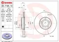Produktbild: 2x BREMBO Bremsscheibe Vorderachse für VW