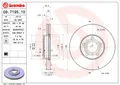 Produktbild: 2X 09.7195.10 BREMBO Bremsscheibe für VW