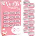 Produktbild: Gillette Damenrasierklingen Venus ComfortGlide Spa Breeze , 12 Ersatzklingen