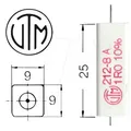 Produktbild: 7W AXIAL 10 - Drahtwiderstand, axial, 7 W, 10 Ohm, 10%