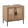 Produktbild: WOHNLING WL6.875 Waschbeckenunterschrank Braun 60 cm x 40 cm x 60 cm
