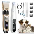 Produktbild: 2 in 1 Hundeschermaschine, Extra Leise Hundepfoten Trimmer mit LED-Licht, Pro...