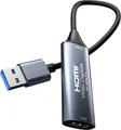 Produktbild: PremiumCord HDMI Capture/Grabber zur Aufnahme von Video/Audio auf Computer mit USB, Auflösung UHD 4K 2160p 30 Hz, Full HD 1080p 60 Hz, USB 3.0 Typ A, Plug and Play, Space Gray