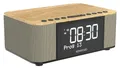 Produktbild: Kenwood CR-ST40DAB-M Bluetooth DAB+, FM Radio Uhr (Beige, Schwarz, Holz)