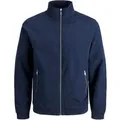 Produktbild: Herrenjacke der Marke Jack & Jones. Die Jacke ist aus hochwertigem Polyester gefertigt.  Marke: Jack & JonesModellname: Jje Rush Harrington BomberKategorie: HerrenjackeMaterialien: PolyesterFarbe: blau