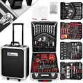 Produktbild: 949 Tlg Werkzeugkoffer Anthrazit Werkzeugkasten Werkzeugbox Werkzeugkiste Trolley Set - Tresko