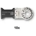 Produktbild: Fein Multimaster Multitalent 10er Pack E-Cut Precision BIM Sägeblatt 35x50mm SL