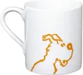 Produktbild: Moulinsart Tim und Struppi Tintin - Struppi Tasse Mug Porzellan 9cm Höhe