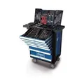 Produktbild: Werkstattwagen TW1000 Scheppach - 263-tlg. Werkzeug | abschließbar | 7 Schubladen | Räder mit Sperrfunktion | Soft-Grip Handgriffe