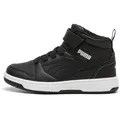 Produktbild: PUMA Rebound V6 Mid WTR AC+ PS Sneaker Kinder in puma black-puma white, Größe 31 HW 2025