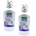 Produktbild: 2x GUM Ortho Mundspülung 2x 300 ml Zahnspangen Zahnpflege
