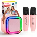 Produktbild: Karaoke Maschine Kinder 2 Bluetooth Mikrofon Kinder ErwachseneKaraoke Mikrofo...