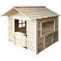 Produktbild: Home Deluxe Spielhaus, Natur, Holz, 118.2x132.5x111 cm, Outdoor Spielzeug, Spielhäuser