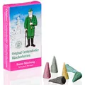 Produktbild: Original Crottendorfer Räucherkerzen Räucherkegel Weihnachtsdüfte 24 Stück Gr M