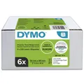Produktbild: DYMO® Original Etikett für LabelWriter™, Vorteilspack, Versand - weiss - permanent haftend, 6 x 220 Etiketten 2093092